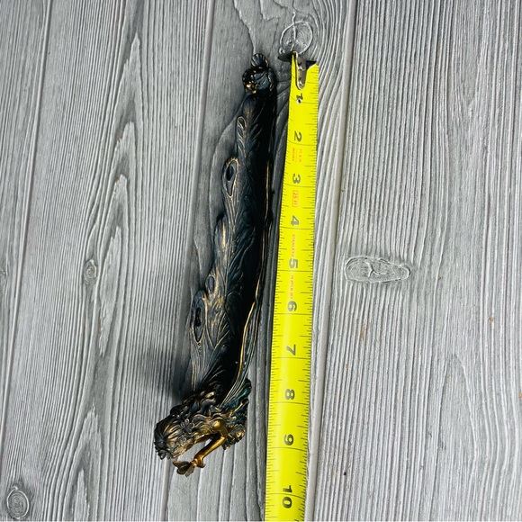 Mythical fairy incense holder home decoration table decor bronze color butterfly - Picture 3 of 7